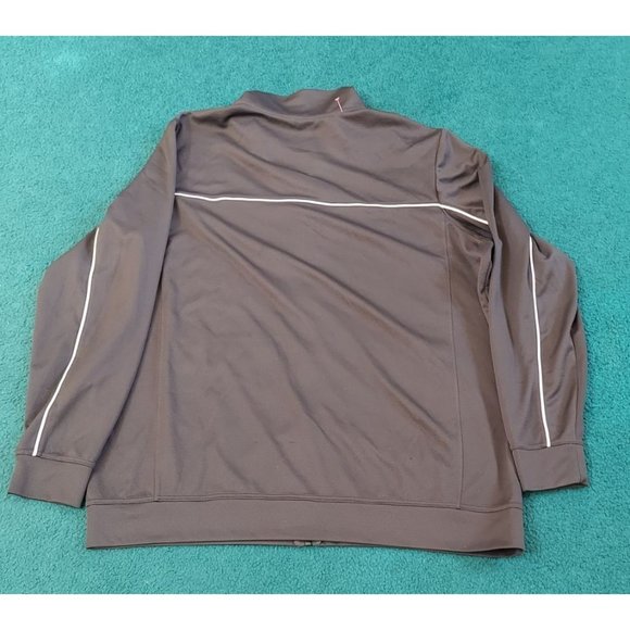 NIKE DRI-FIT MEN'S XL GRAY FULL ZIP LIGHTWEIGHT JACKET - Picture 7 of 7